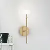 Ideal lux equinoxe - applique murale à 1 lumière, laiton antique