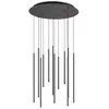 Ideallux Ideal Lux Filo suspension LED douze lampes, noire