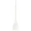 Ideal Lux Flut - Petite Suspension À 1 Ampoule Blanche, E14