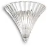 IDEAL LUX Applique murale transparente santa 1 ampoule largeur 33 cm