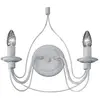Ideal Lux Applique murale blanche antique corte 2 ampoules