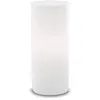 Ideal Lux - Edo - Petite lampe de table à 1 ampoule cylindrique blanche, E27