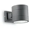 Ideal Lux Applique murale Anthracite SNIF ROUND 1 ampoule