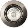 Ideallux Spot encastré Swing rond, GU10, inclinable, nickel
