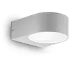 Ideal Lux - Iko - Applique murale d'extérieur à 1 lumière grise IP55, E27