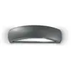 Ideal Lux Giove - Applique Murale D'extérieur À 1 Lumière Led Anthracite Ip54, E27