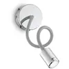 Focus-1 - Lampe de lecture murale à 1 lumière led Chrome - Ideal Lux