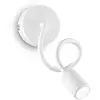 Ideallux Applique murale LED flexible Focus, blanc