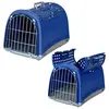 Apple VADIGRAN Transport plastique Linus Cabrio - 50x32x34,5 cm - Bleu - Pour chat TU
