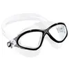 Cressi sub s.p.a. planet lunette de natation transparent noir argent