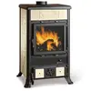 Poêle à bois en faïence - LA NORDICA Rossella R1 5.0 9 kW Ivoire