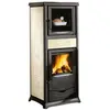 Poêle à Bois La Nordica 3009902 Rossella Plus Forno.165 Ceramica Panna