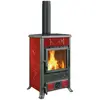 Poêle à Bois La Nordica 3004100 Rossella R1.16 Ceramica Bordeaux