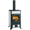 Poêle à Bois La Nordica 3004101 Rossella R1.16 Ceramica Blanc