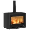 Nordica extraflame - poêle à bois 8.8kw noir  7115000 - dantenoir 7115000