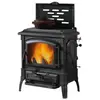 Poêle à bois 7.7kw fonte émaillée noir Nordica Extraflame ISETTACCLEAN