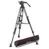 Manfrotto Nitrotech 612 & Trépied Twin-leg Alu Entretoise mi-hauteur