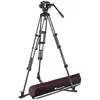 Manfrotto 504X Rotule Vidéo Fluide et Trépied à Double Tube en Carbone