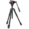 Manfrotto trépied 055 3 sections aluminium et rotule vidéo fluide