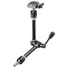 Manfrotto 143RC Magic Arm Bras supplémentaire avec plateau rapide RC2 en aluminium Noir