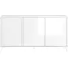 Calicosy - Buffet 3 Portes L156 cm - City - Blanc TU