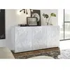 Subleem 3S. x Home Buffet 3 portes PRISMA laqué blanc brillant