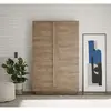 3S. x Home Meuble rangement 2 portes panneaux de particules