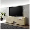 3S. x Home Meuble TV 3 portes beige