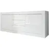 But Homemania Armoire multifonctionnelle Basic - Blanc - 102 x 43 x 162 cm