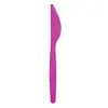 Sachet de 20 COUTEAUX easy 18,5cm plastique, Pourpre