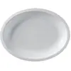 Assiette Ovale Blanche - 25.5x19cm - lot de 25