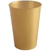Lot de 10 Gobelets plastique rigide 23cl, Or