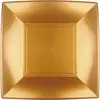 GOLD PLAST 8 assiettes à dessert réutilisable 18cm or - chalayer 006805200000090
