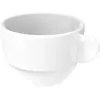 Tasse à Double Expresso Blanche 16,6cl - Lot de 6