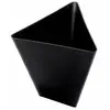 Lot 25 verres amuse-bouche TRIANGLE, NOIR