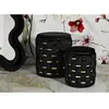Pouf avec rangement Mauro Ferretti Shanty (x2) 37x42-28x35 cm