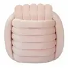 MAURO FERRETTI Pouf en tissu softy 45 x 45 x 45 cm rose