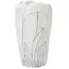 Mauro Ferretti Vase en résine blanche Ø 29x48 cm. cm