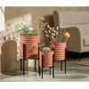 MAURO FERRETTI Set de 3 cache-pots en métal milly
