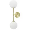Mauro Ferretti - Applique murale Glamy  doré/blanc - 55x15x21 cm T.U