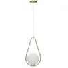 Mauro Ferretti - Plafonnier Glamy doré/blanc - 46x24x20 cm T.U