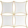Mauro Ferretti - Miroir mural jalo doré - 68x3.5x68 cm T.U
