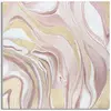 MAURO FERRETTI Tableau abstrait multicolore sur toile 80x2,8x80 cm