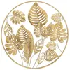 Mauro Ferretti - Panneau mural en fer Jungle doré - D.80x6.5 cm T.U