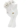 Vase Mauro Ferretti Woman Mask Blanc 16,5x14x27,3 cm 0420680000