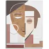 Toile Peinture Déco Ethnic Face 60x80cm Multicolore