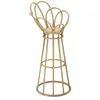 Mauro Ferretti Cache-pot rond en métal marron Ø 28x62 cm