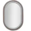 MAURO FERRETTI Miroir mural en velours gris 60x4x90 cm