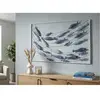 MAURO FERRETTI Panneau décoratif 3d en métal poisson bleu 96,5x1,5x61 cm