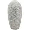 Mauro Ferretti - Vase vague doré/blanc - Ø 21x43 cm T.U